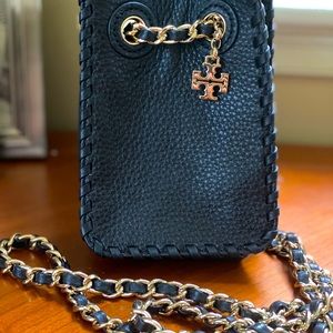 Tory Burch Marion Leather Smartphone Crossbody